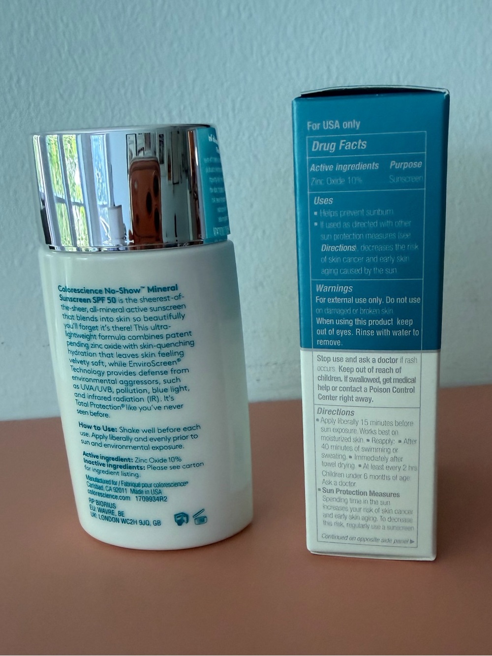 Colorescience Total Protection No-Show Mineral Sunscreen SPF 50 NIB 1.7 oz - Picture 4 of 5